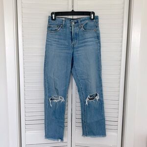 Levi’s Wedgie Straight Jeans, Size 25